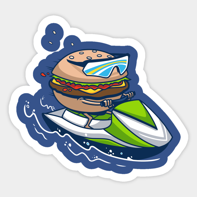 Cheeseburger Paradise Sticker by bennyd302